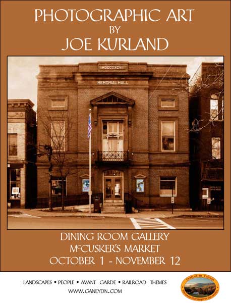 Joe Kurland photogrphic art exhibit poster